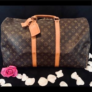 Louis Vuitton Keepall 50 Weekender Tote
